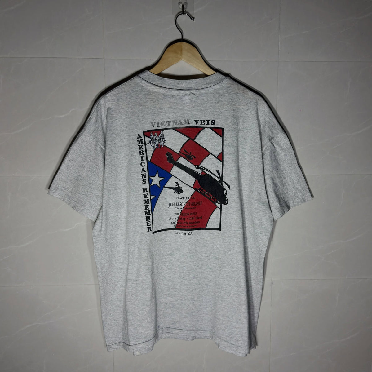 SINGLE STITCH 🪡HANES USA “VIETNAM VETS SUMMER FESTIVAL ‘92”(L|XL|XXL)