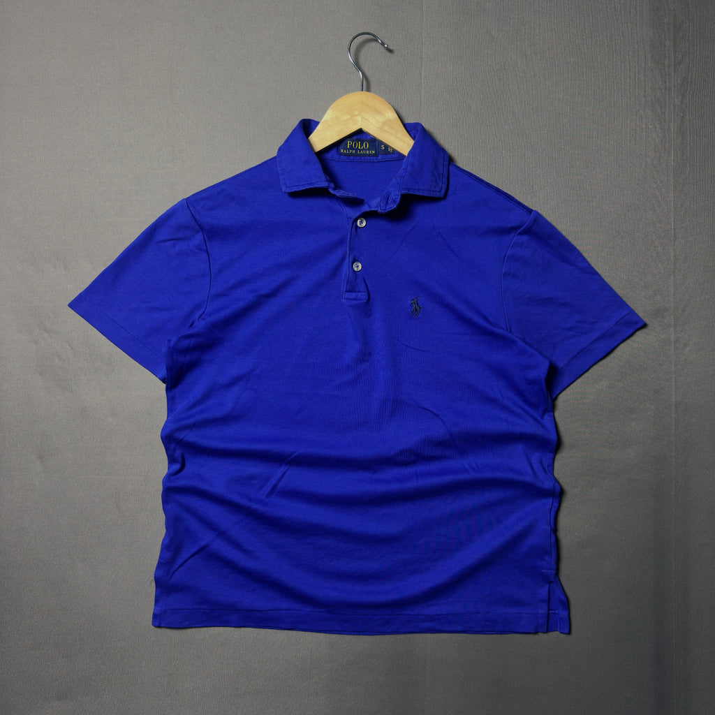 POLO RALPH LAUREN // ROYAL BLUE PIQUE POLO (S|M)