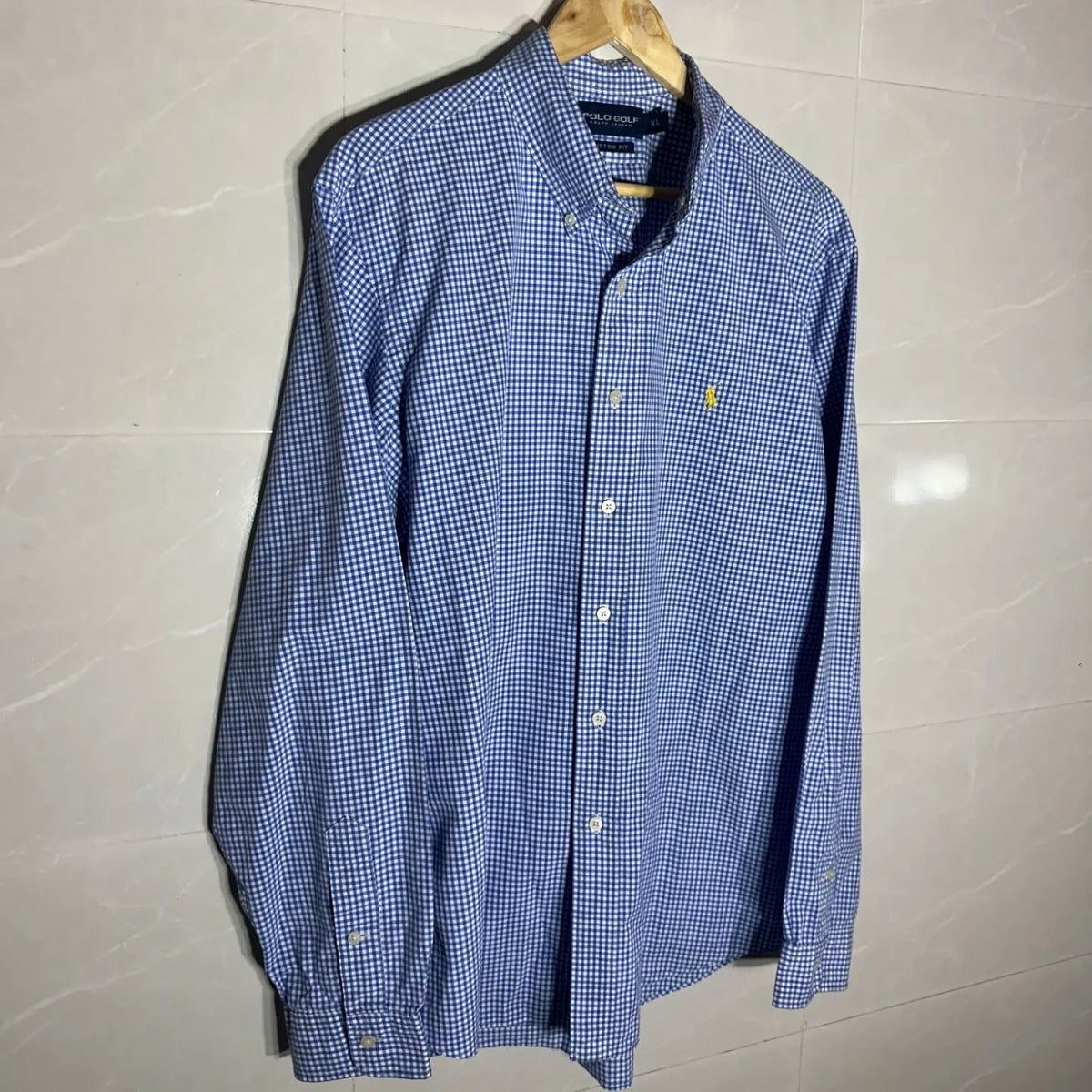 POLO GOLF BY RALPH LAUREN GINGHAM BUTTON-DOWN (XXL|XXXL+)