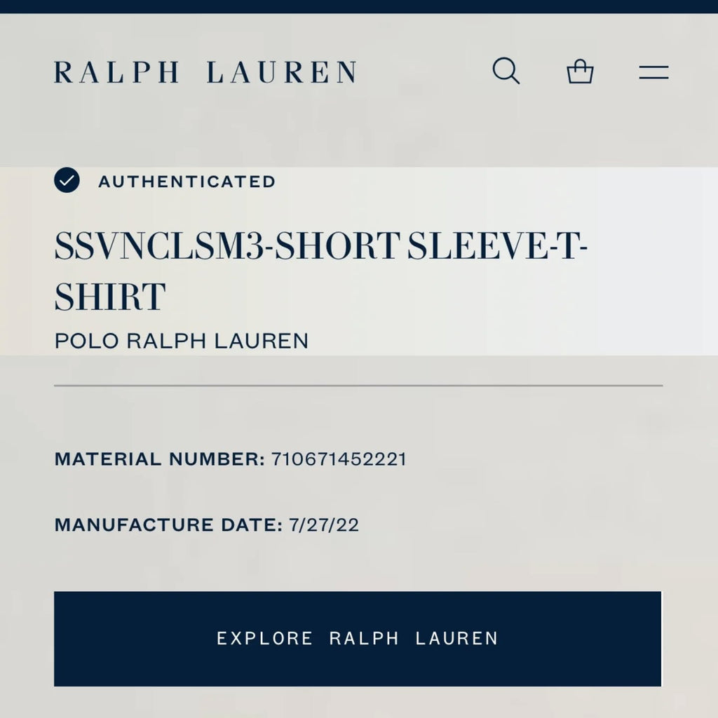 RALPH LAUREN "HEATHER BLUE"  (Essential)