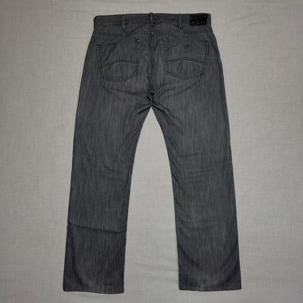 ARMANI JEANS // CLASSIC WASH GREY DENIM (W-38)(L-43)