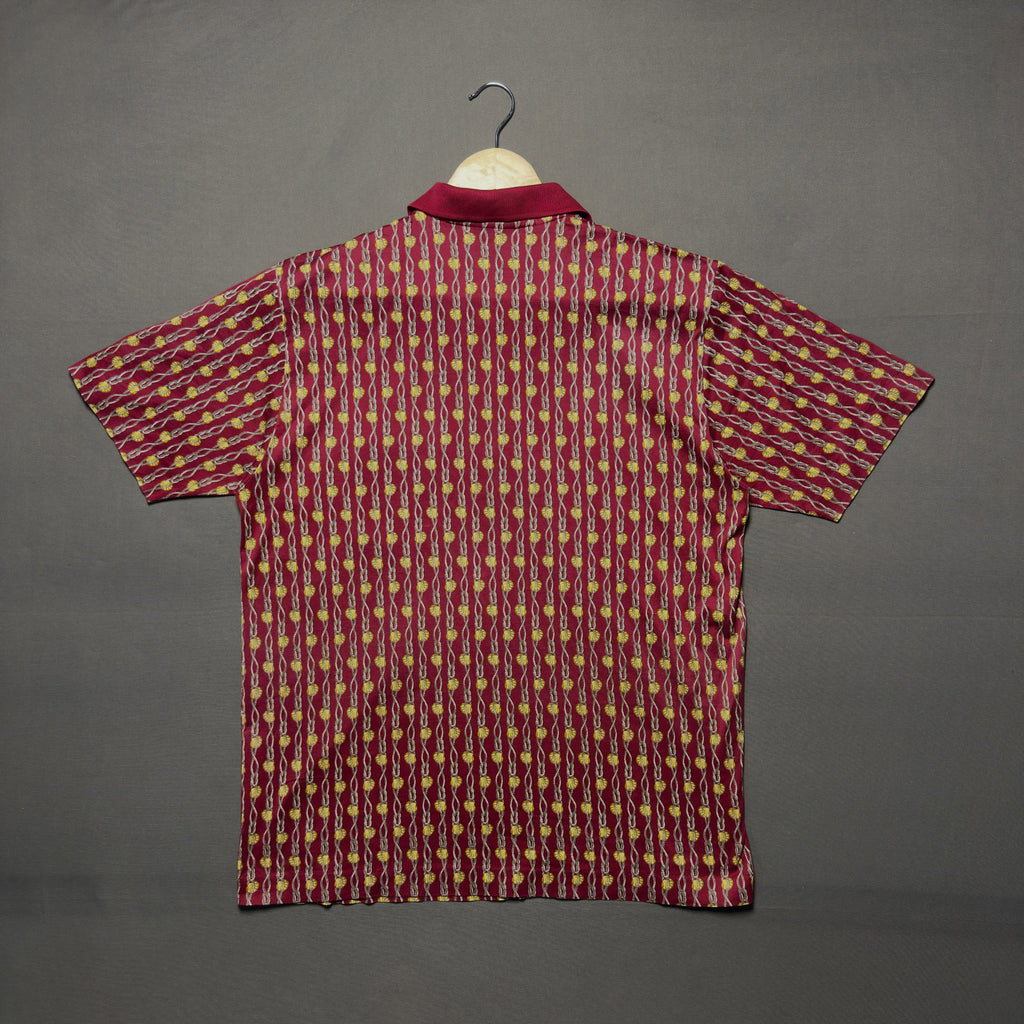 CELINE HOMME ITALY ARCHIVAL NAUTICAL KNIT POLO (M|L)