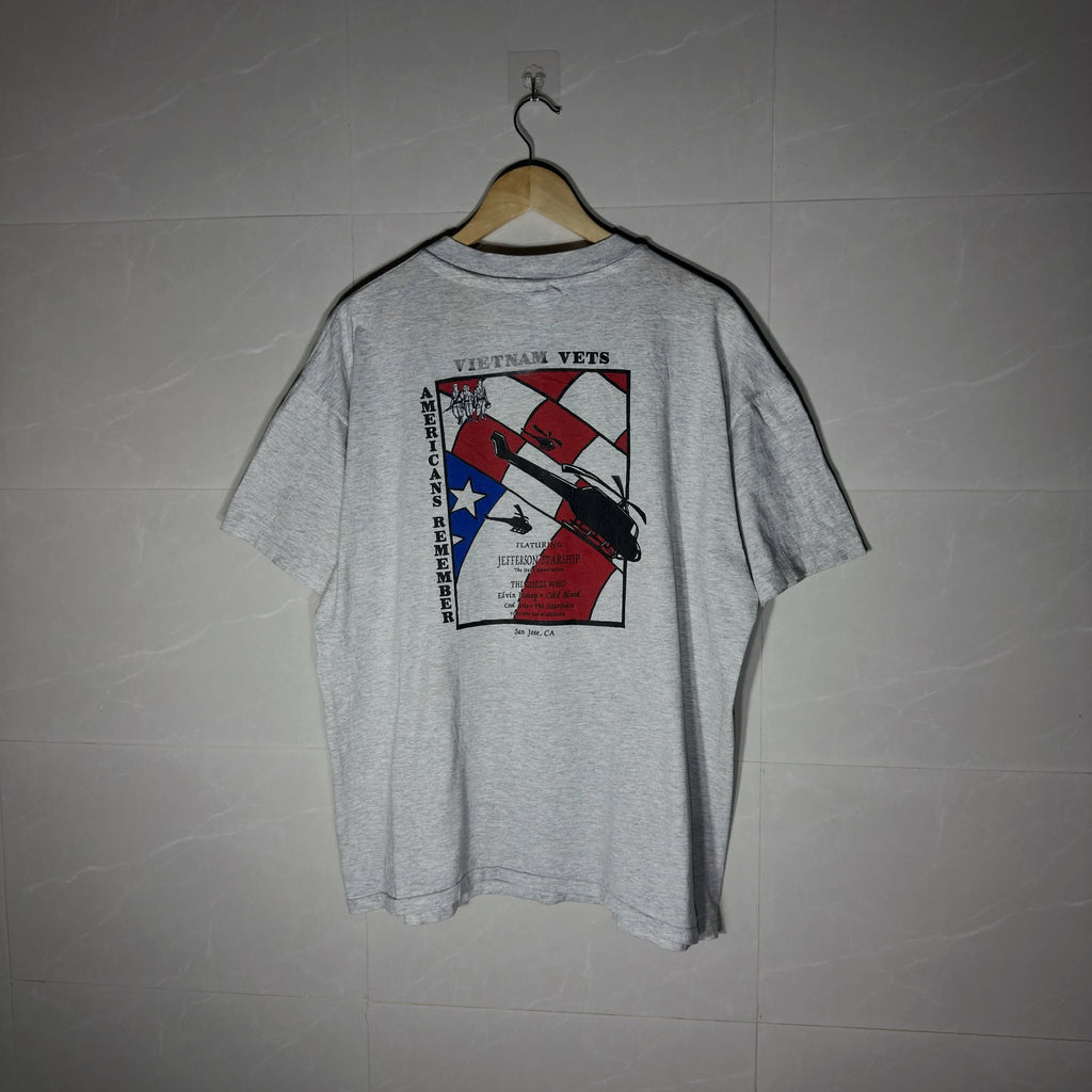 SINGLE STITCH 🪡HANES USA “VIETNAM VETS SUMMER FESTIVAL ‘92”(L|XL|XXL)