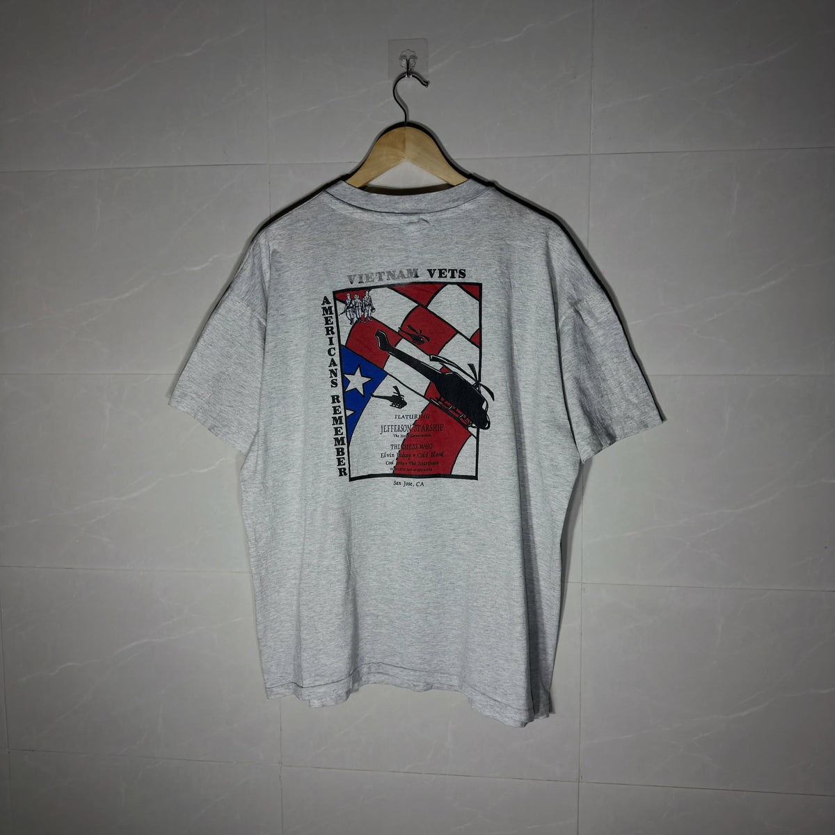 SINGLE STITCH 🪡HANES USA “VIETNAM VETS SUMMER FESTIVAL ‘92”(L|XL|XXL)
