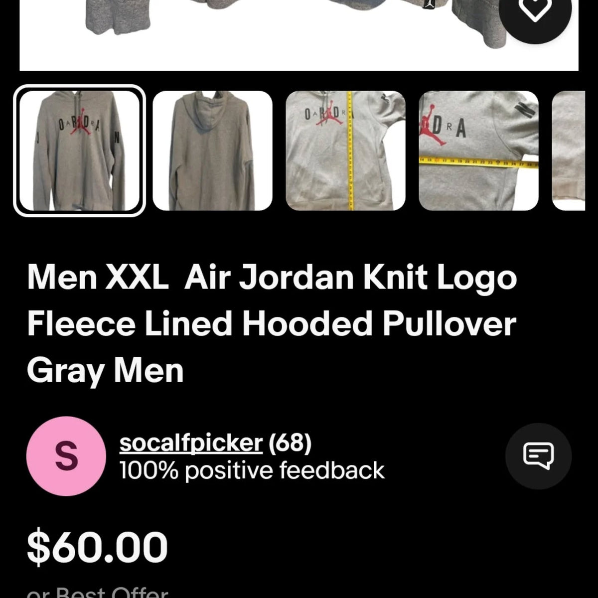 Air Jordan  Pullover(XL/XXL)
