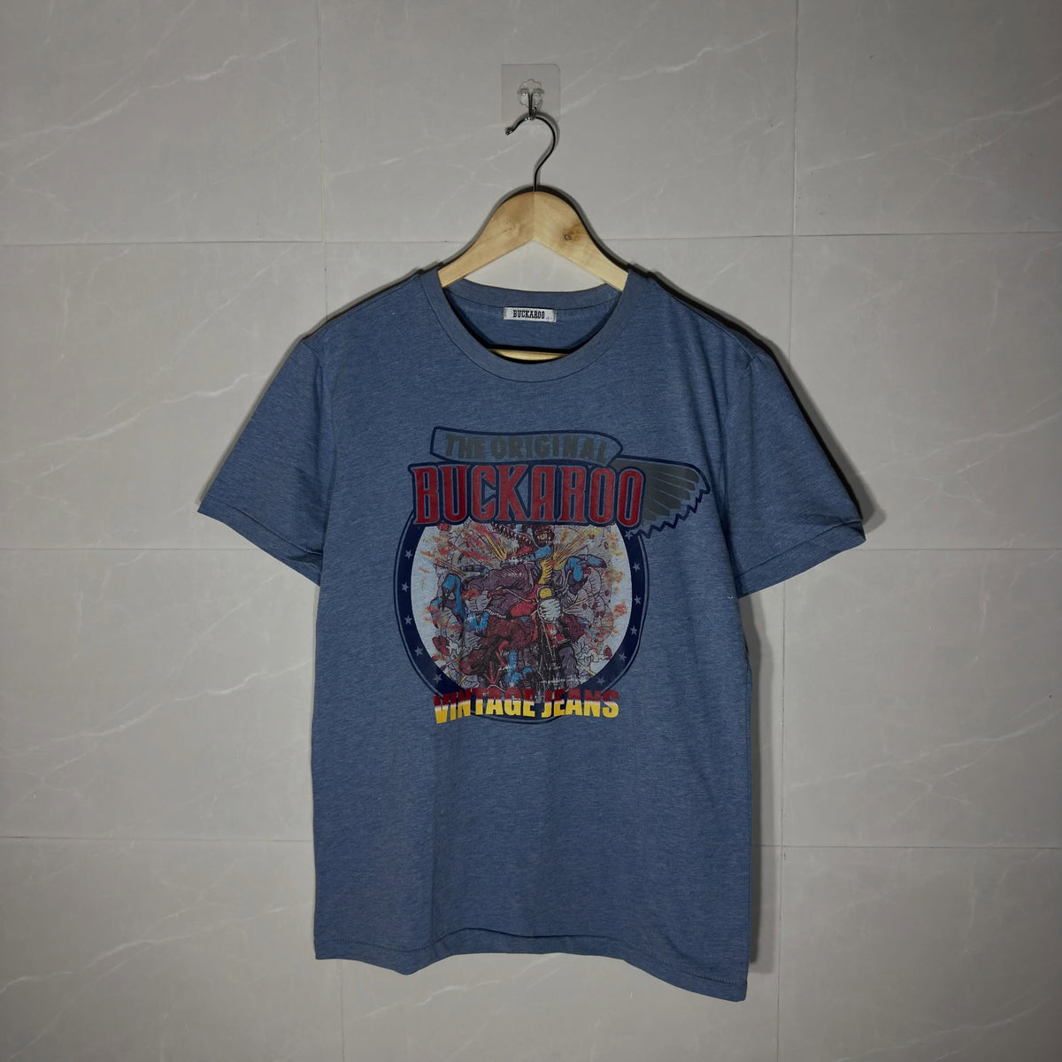 Single Stitch 🪡BUCKAROO “VINTAGE JEANS” TEE (S|M)