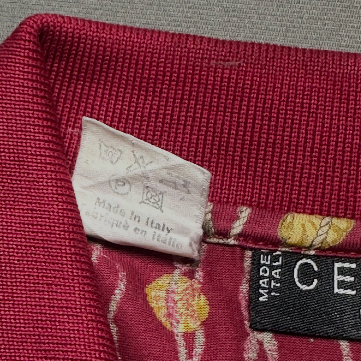 CELINE HOMME ITALY ARCHIVAL NAUTICAL KNIT POLO (M|L)