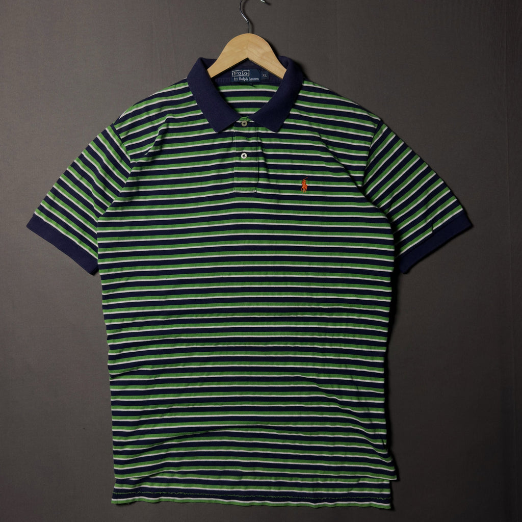 VINTAGE Striped POLO RALPH LAUREN (XXL|XXL+)