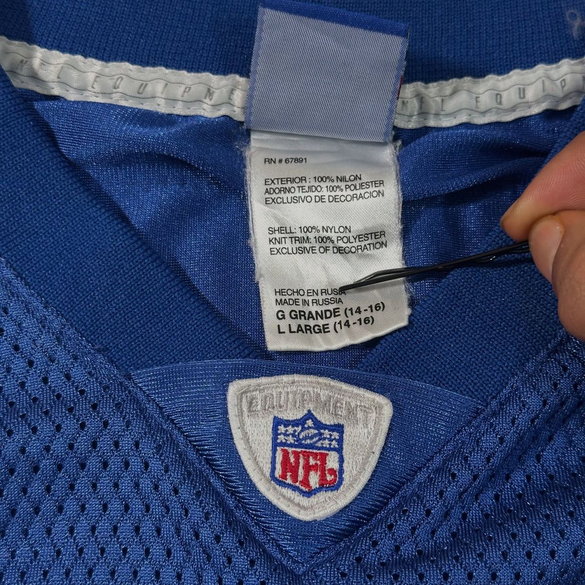 REEBOK NFL EQUIPMENT // PEYTON MANNING JERSEY