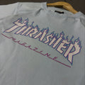 THRASHER FLAME LOGO TEE (S|M)