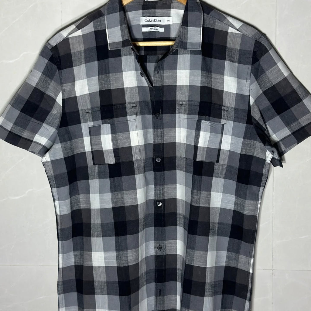 VINTAGE CALVIN KLEIN SHORT-SLEEVE SHIRT (M|L)
