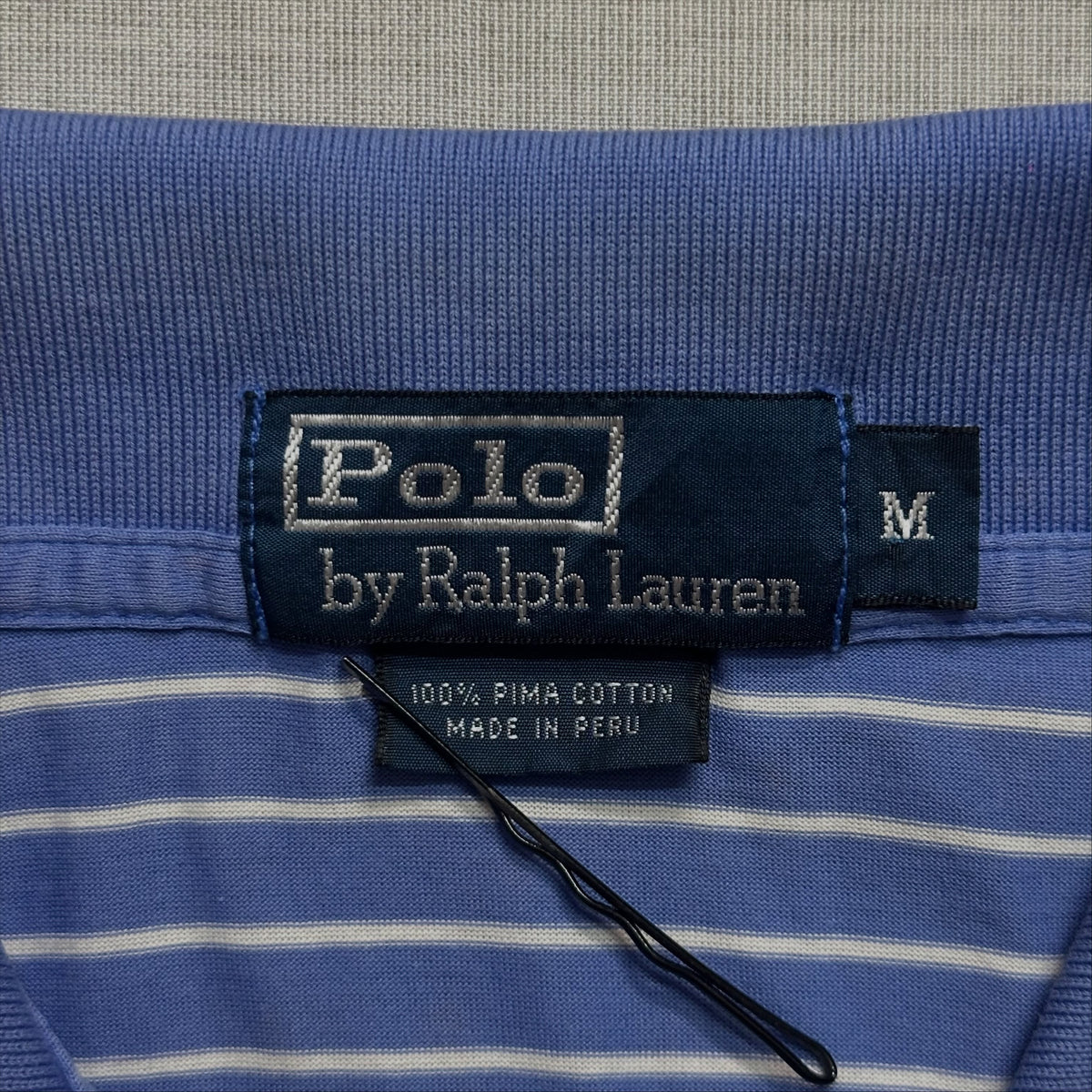 POLO RALPH LAUREN // PIMA COTTON STRIPED POLO (M|L)