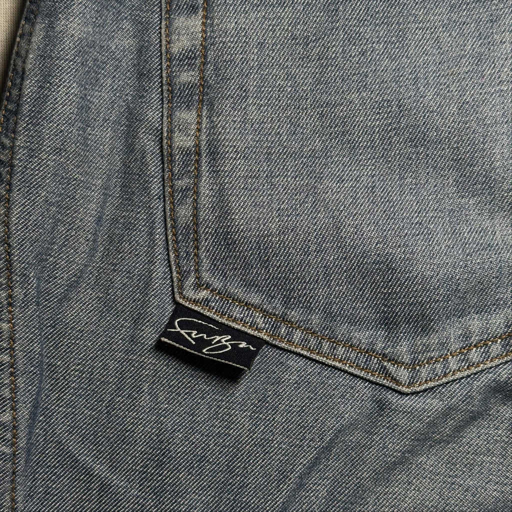 FUBU JEANS CO. // Y2K BAGGY DENIM (W-32) (L-44)