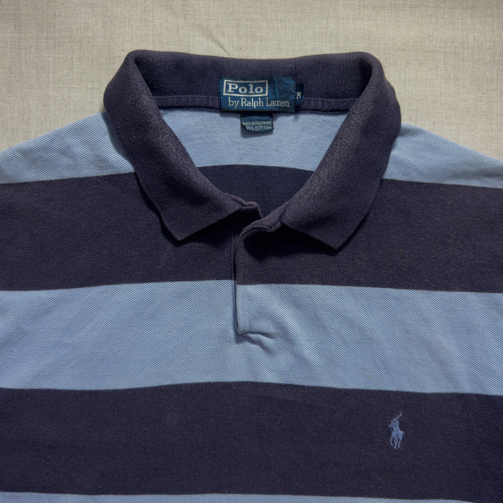 POLO RL //STRIPED PIQUE POLO (M|L)