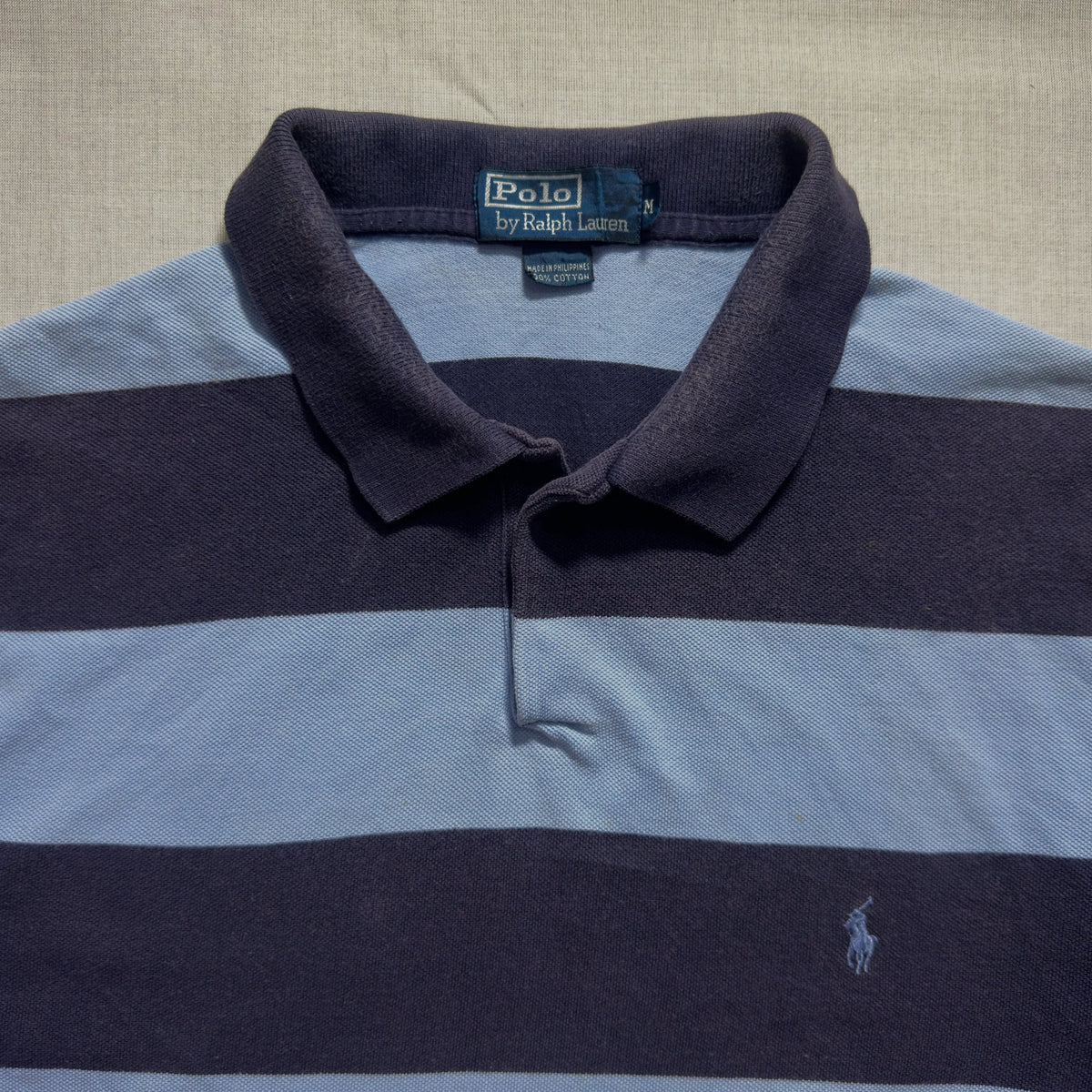 POLO RL //STRIPED PIQUE POLO (M|L)