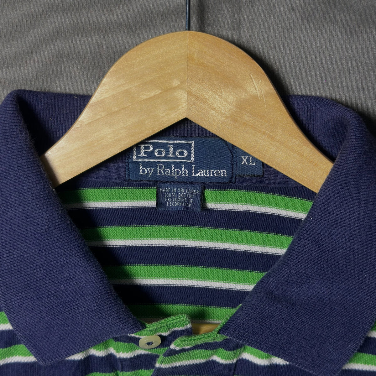 VINTAGE Striped POLO RALPH LAUREN (XXL|XXL+)