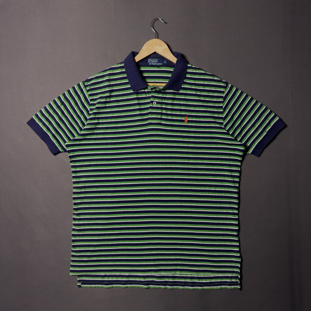 VINTAGE Striped POLO RALPH LAUREN (XXL|XXL+)