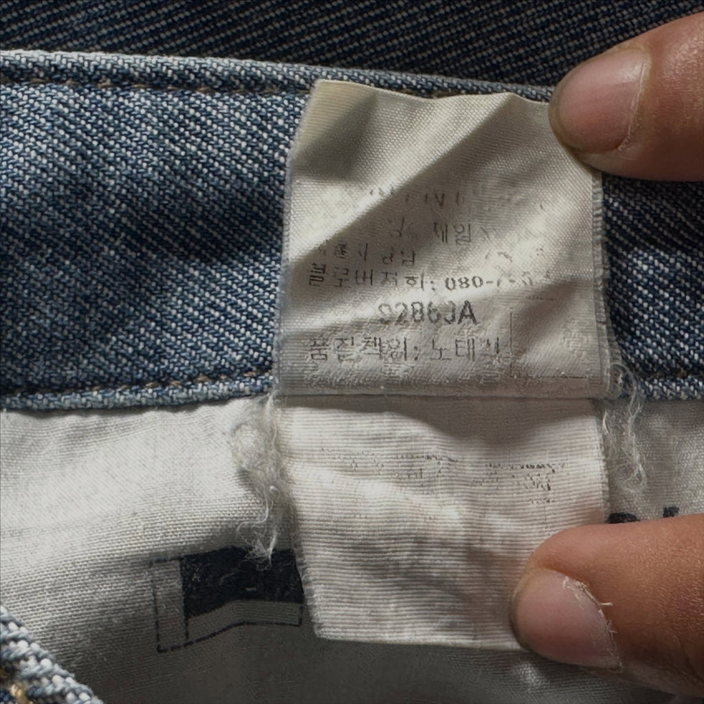 FUBU JEANS CO. // Y2K BAGGY DENIM (W-32) (L-44)