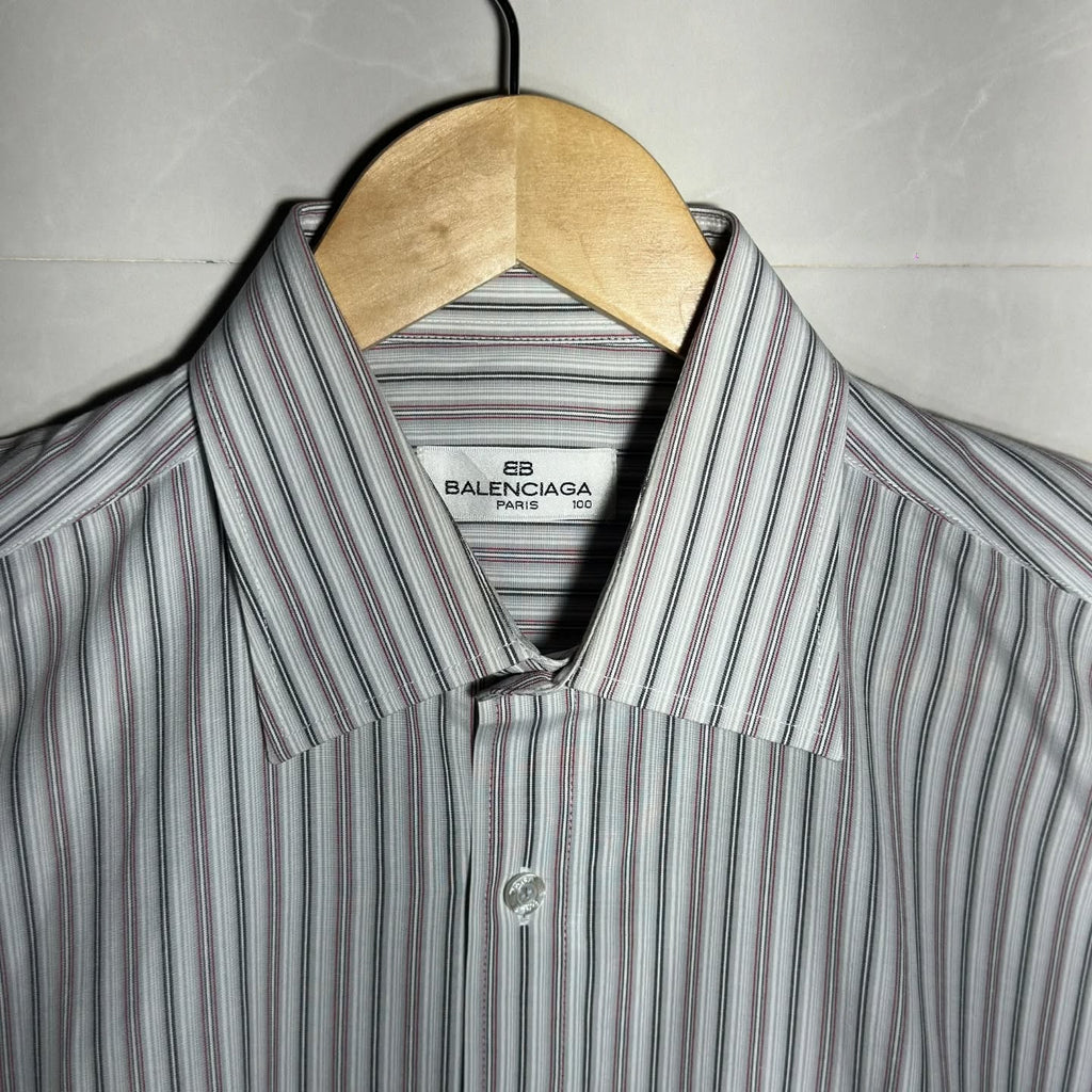 BALENCIAGA PARIS ARCHIVAL STRIPED SHIRT (M|L)
