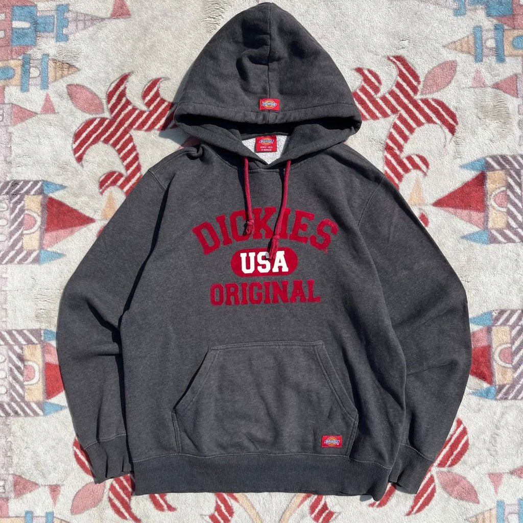 DICKIES "USA ORIGINAL" FLOCKED GRAPHIC HOODIE (M/L)