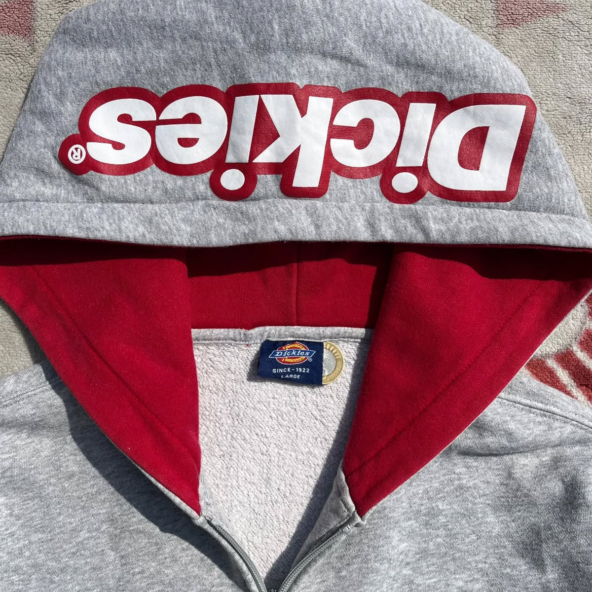 DICKIES ARCHIVAL HOOD-LOGO ZIP-UP