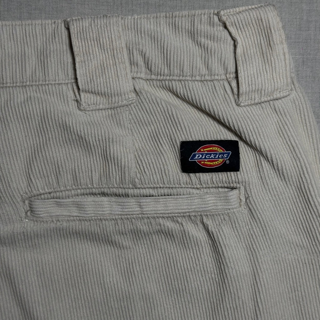DICKIES // OFF-WHITE CORDUROY PANTS (W-36)