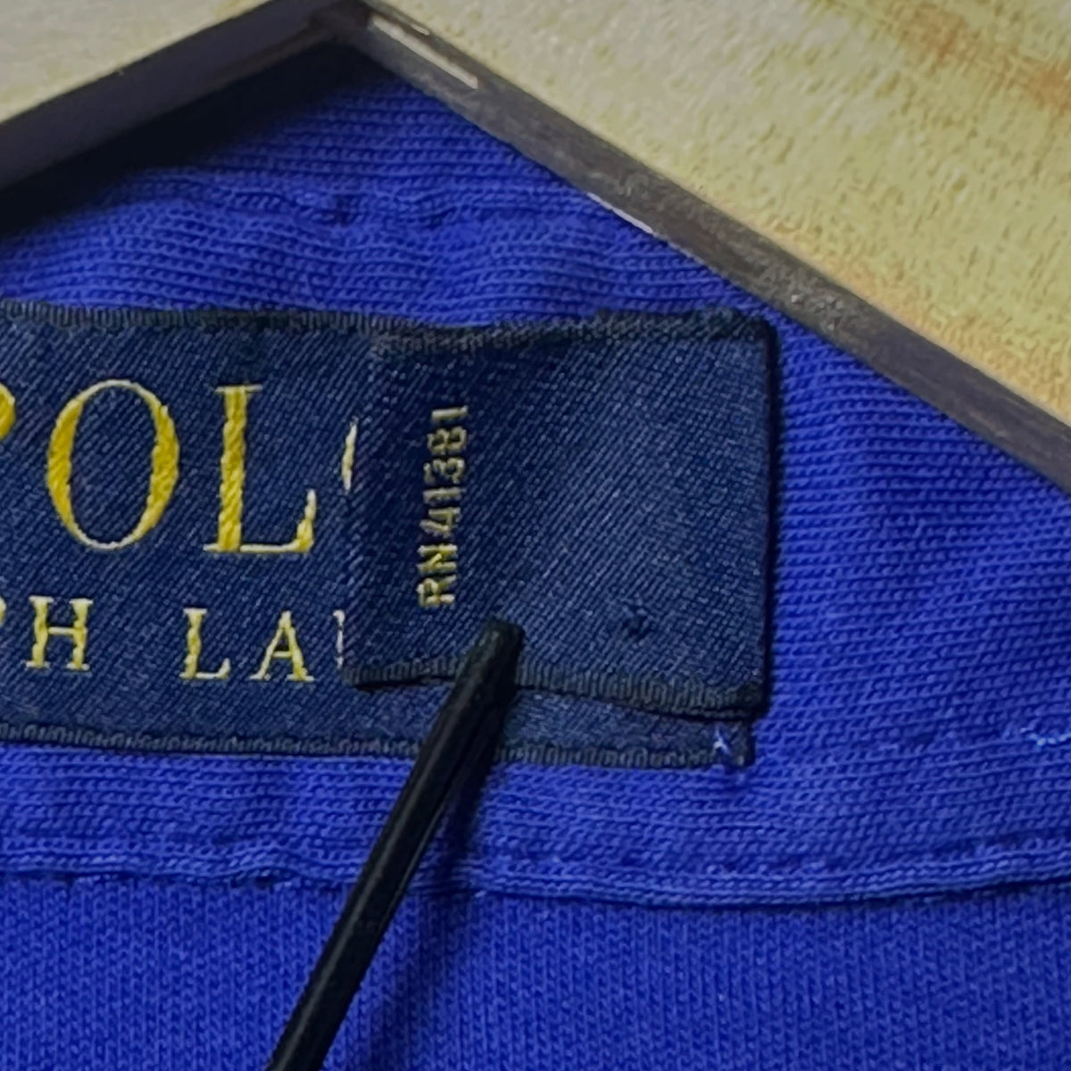 POLO RALPH LAUREN // ROYAL BLUE PIQUE POLO (S|M)