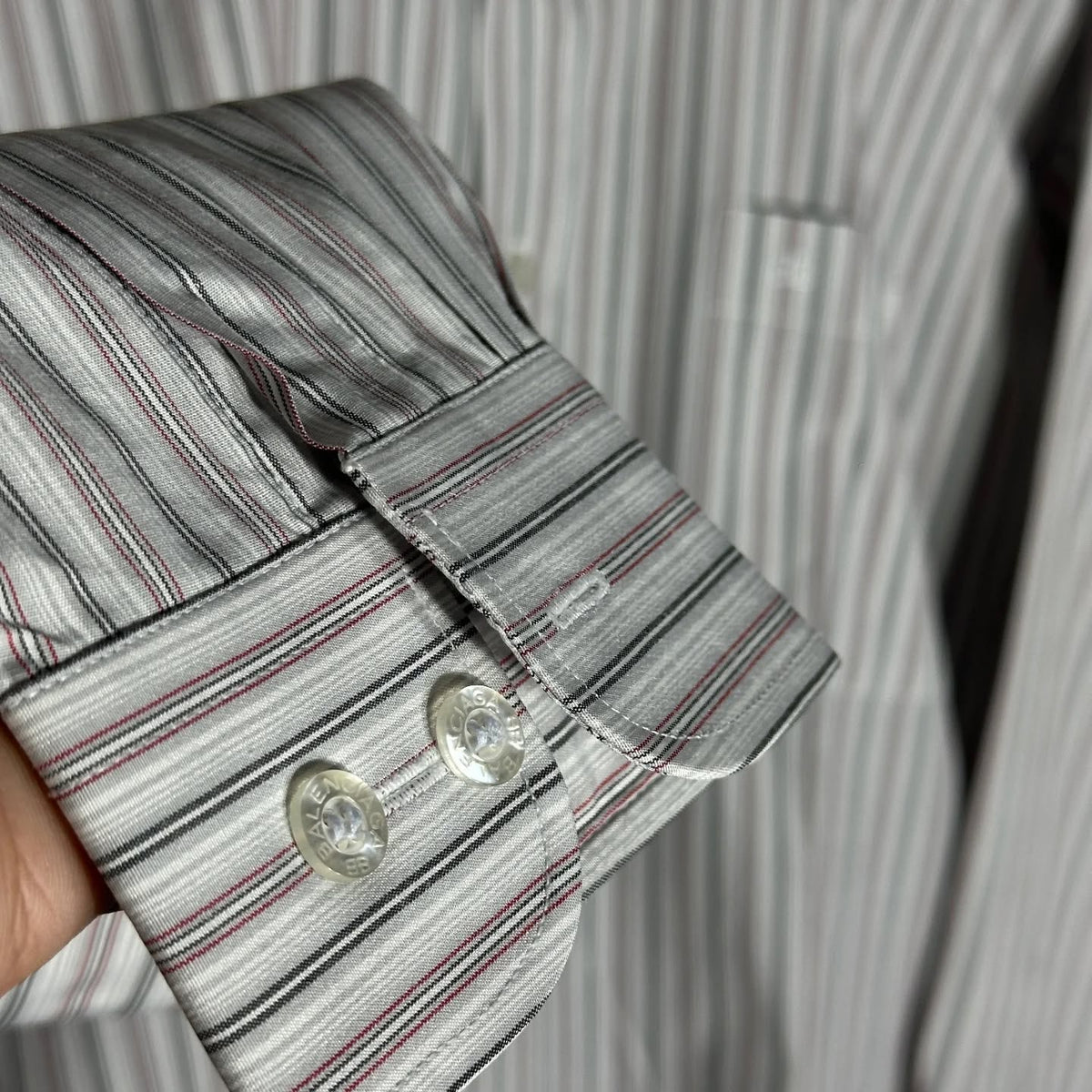 BALENCIAGA PARIS ARCHIVAL STRIPED SHIRT (M|L)