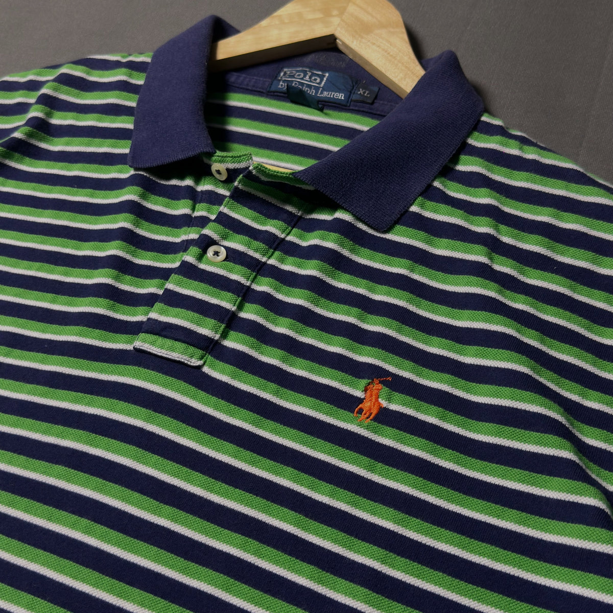 VINTAGE Striped POLO RALPH LAUREN (XXL|XXL+)