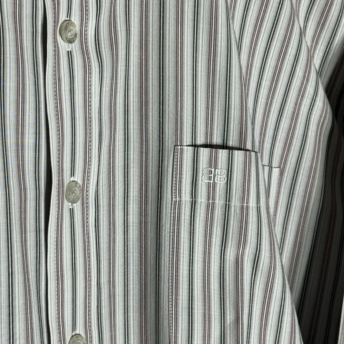 BALENCIAGA PARIS ARCHIVAL STRIPED SHIRT (M|L)