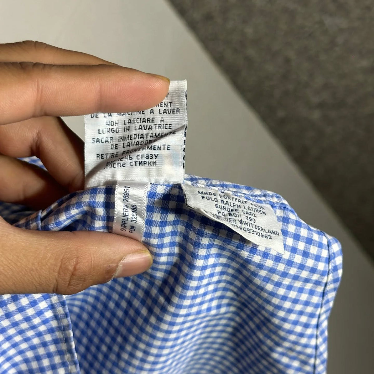 POLO GOLF BY RALPH LAUREN GINGHAM BUTTON-DOWN (XXL|XXXL+)