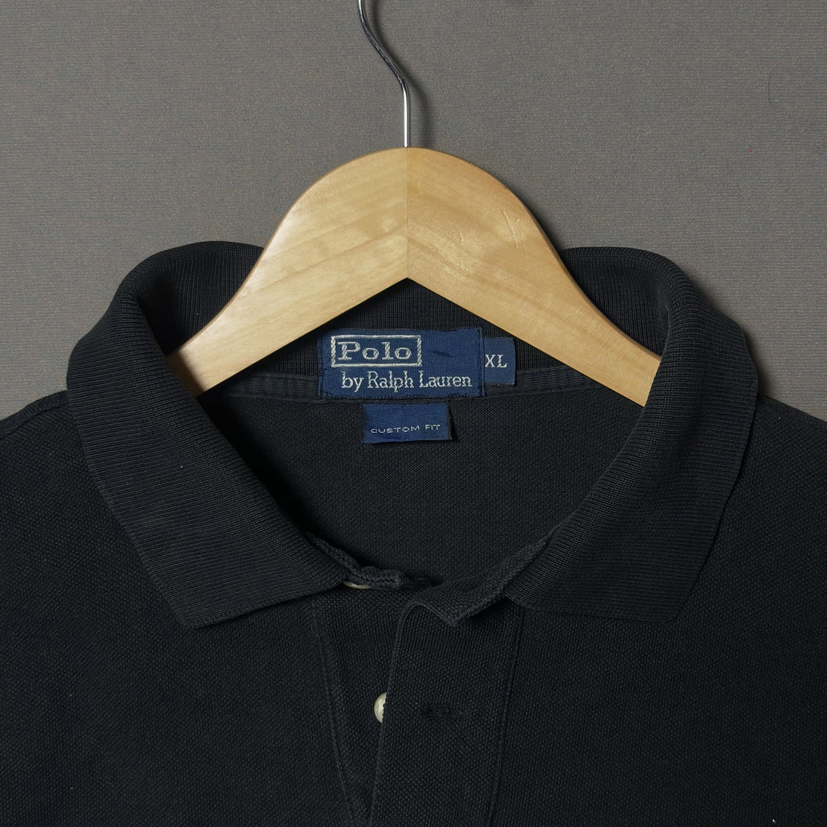 Polo Ralph Lauren Big Pony Pique Polo Shirt (Black/Yellow) (XL|XXL)