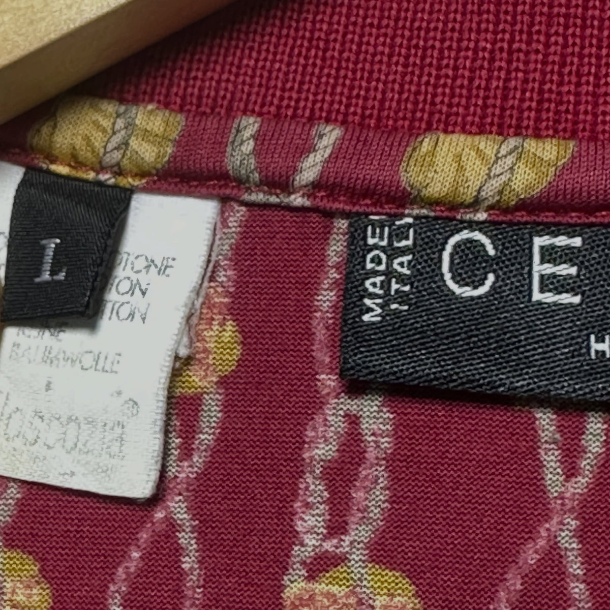 CELINE HOMME ITALY ARCHIVAL NAUTICAL KNIT POLO (M|L)