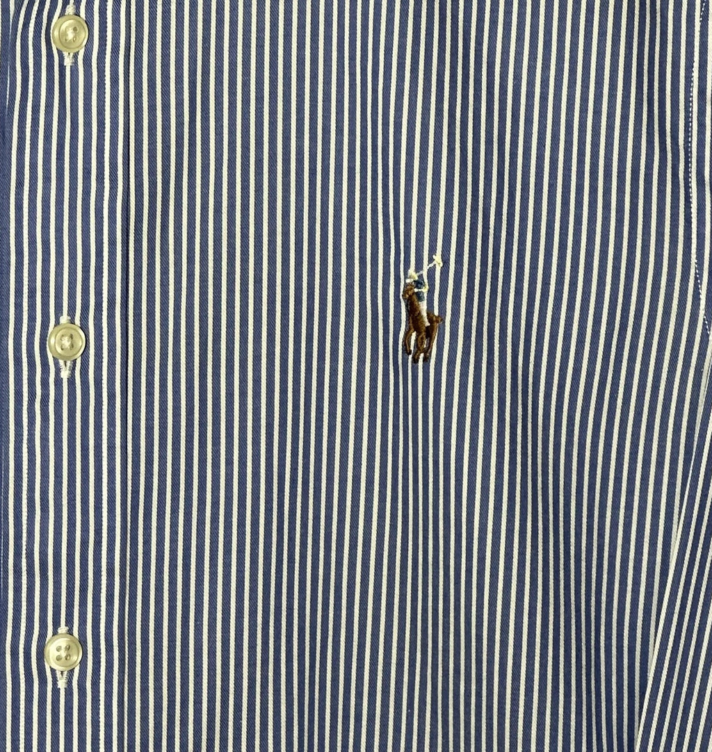 Polo Ralph Lauren Blue Striped Slim Fit Shirt (XS|S|M)