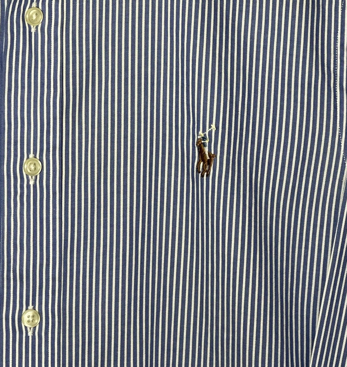 Polo Ralph Lauren Blue Striped Slim Fit Shirt (XS|S|M)