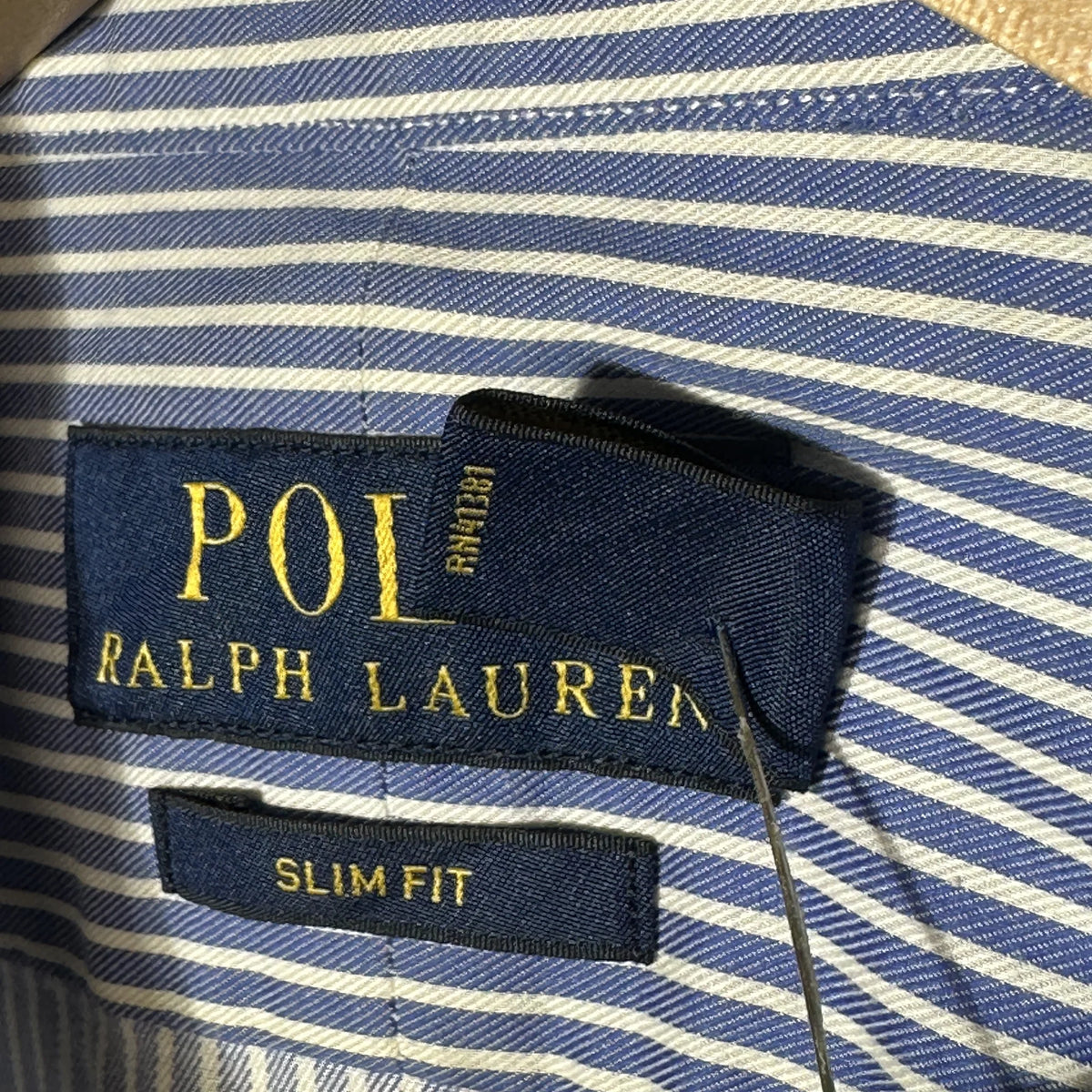 Polo Ralph Lauren Blue Striped Slim Fit Shirt (XS|S|M)