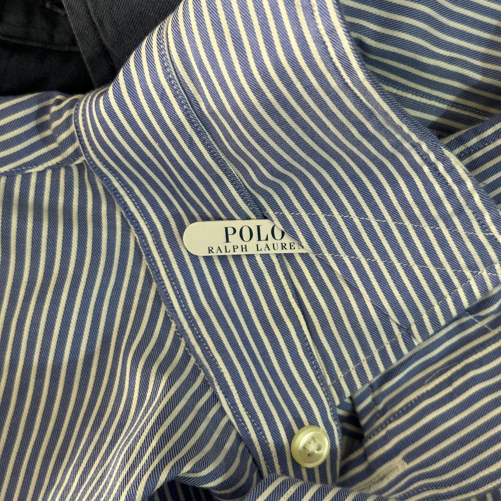 Polo Ralph Lauren Blue Striped Slim Fit Shirt (XS|S|M)