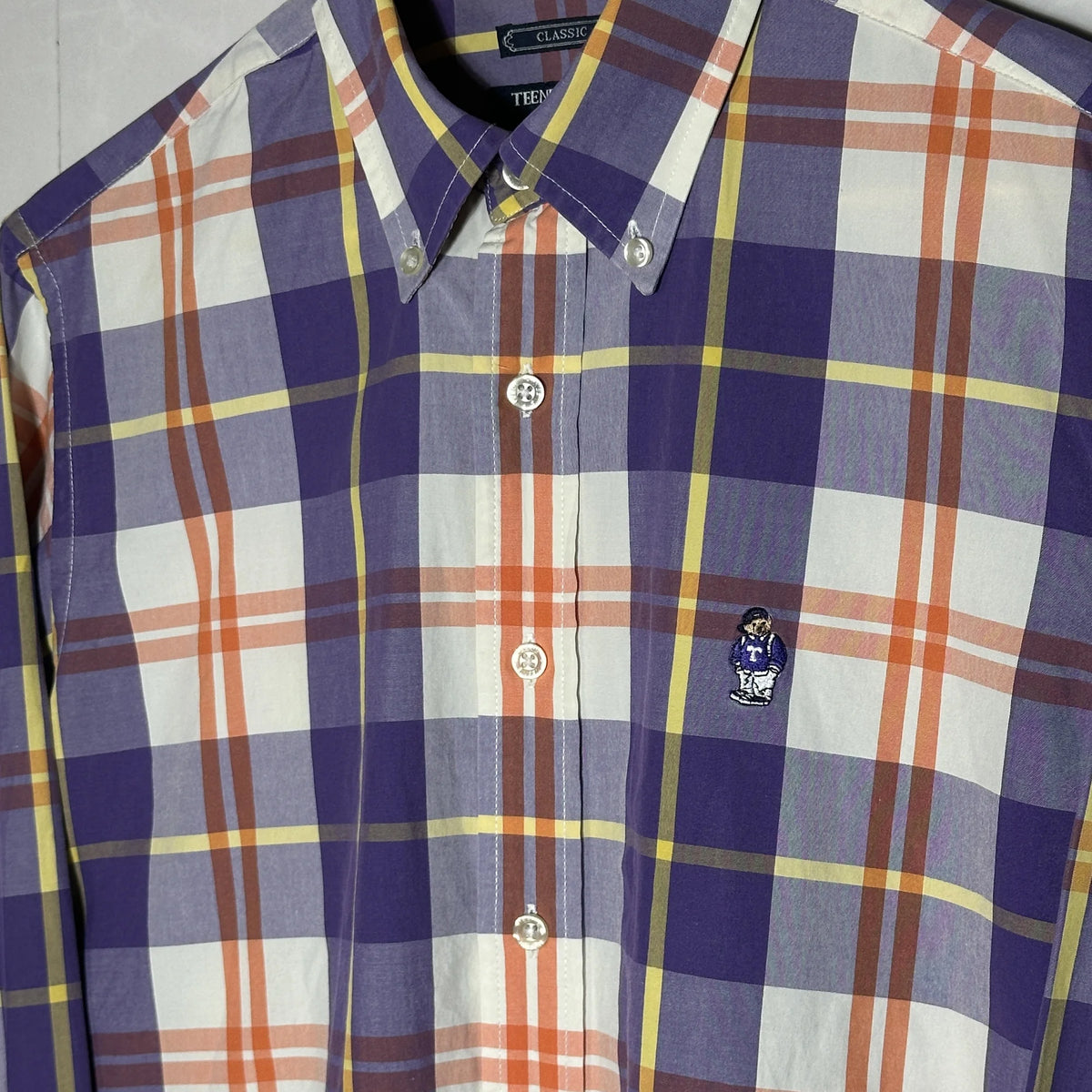 TEENIE WEENIE ‘ALL THAT BEAR’ PLAID SHIRT (M|L)