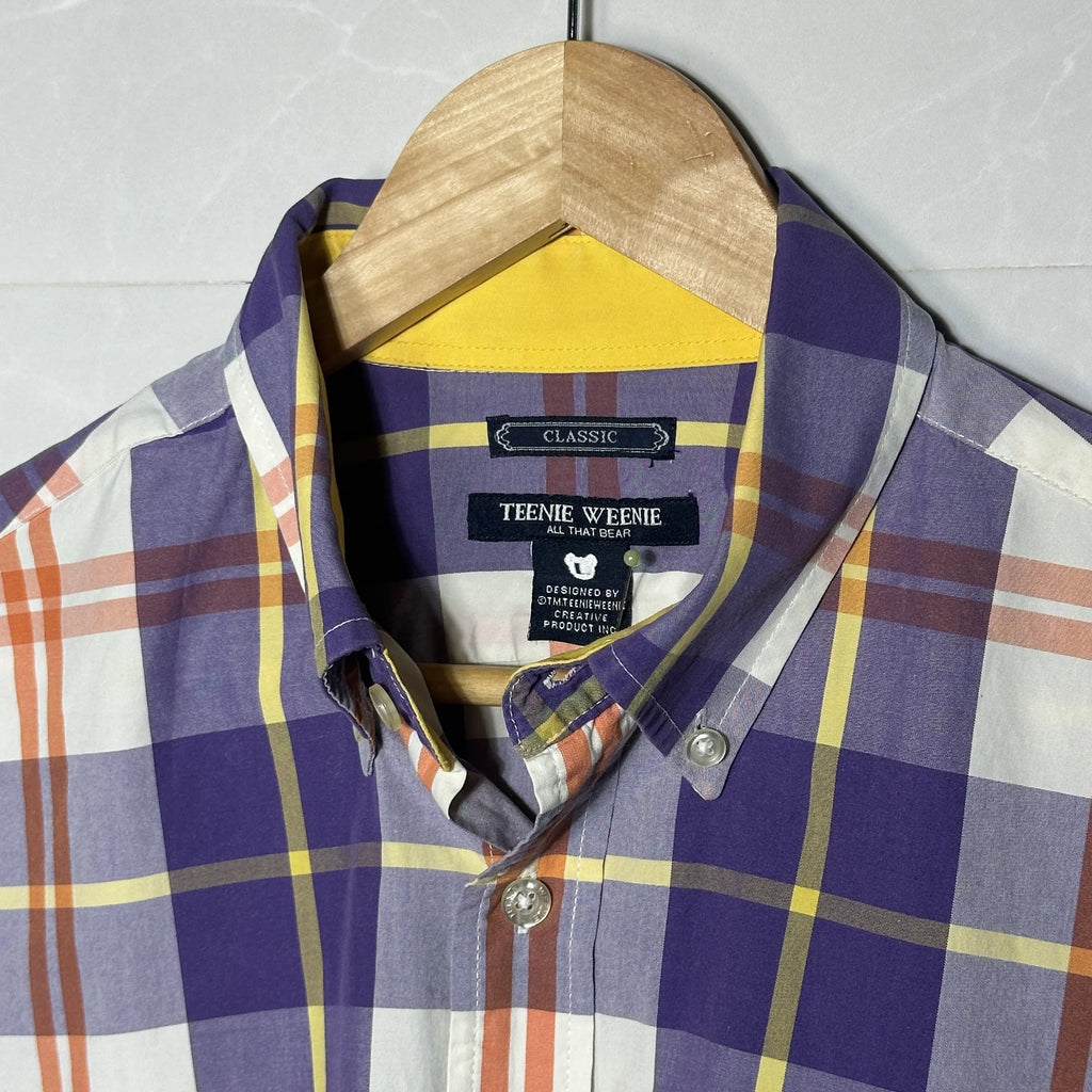 TEENIE WEENIE ‘ALL THAT BEAR’ PLAID SHIRT (M|L)