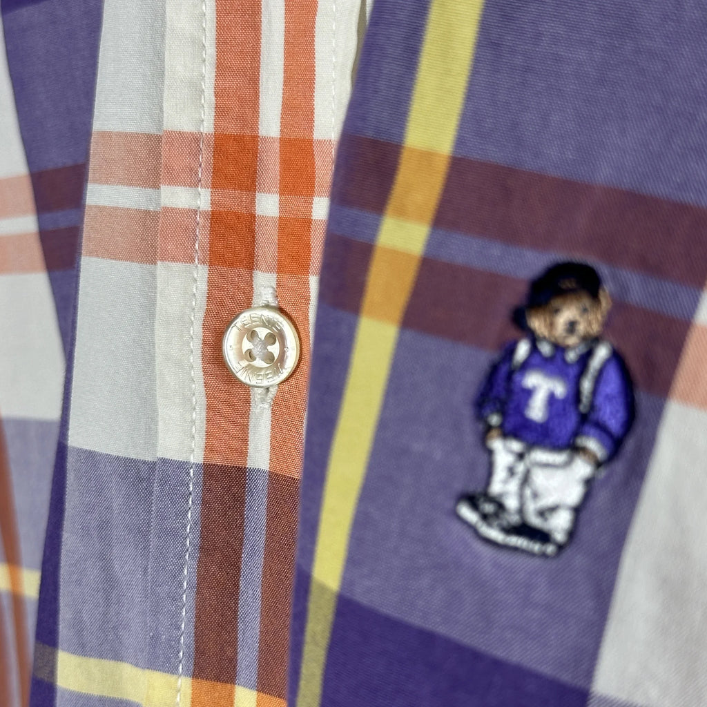 TEENIE WEENIE ‘ALL THAT BEAR’ PLAID SHIRT (M|L)