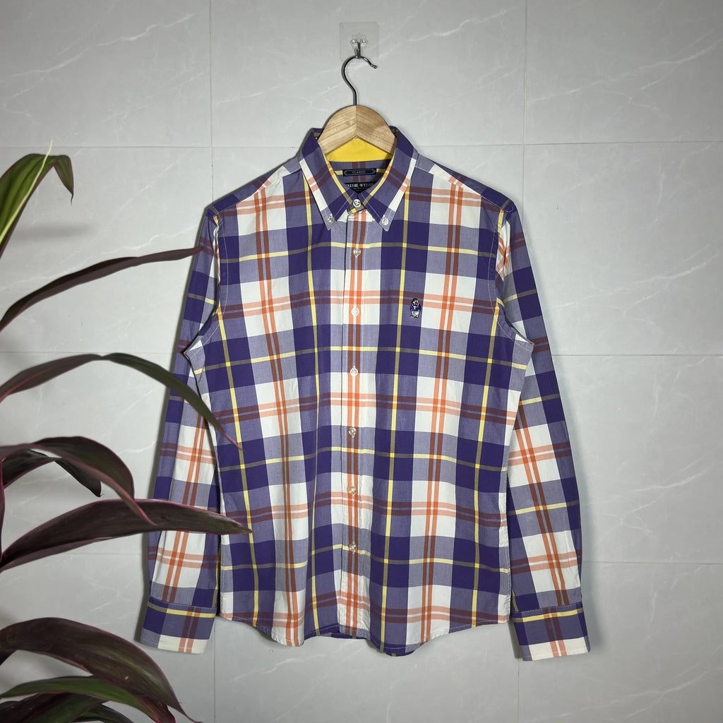 TEENIE WEENIE ‘ALL THAT BEAR’ PLAID SHIRT (M|L)