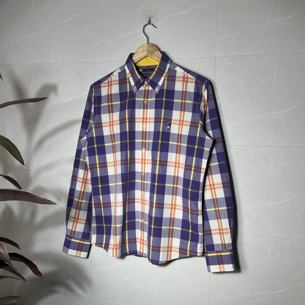 TEENIE WEENIE ‘ALL THAT BEAR’ PLAID SHIRT (M|L)