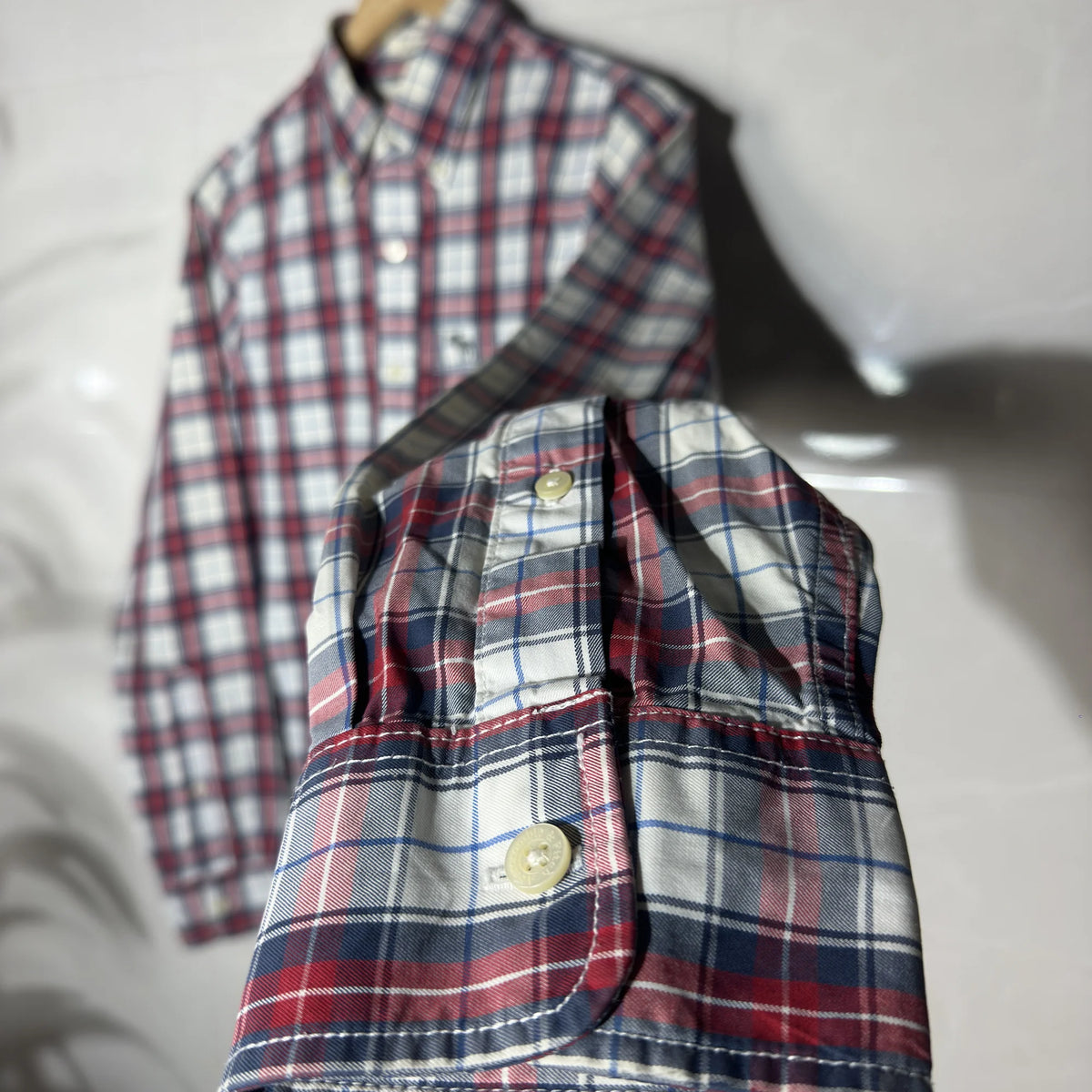 Abercrombie &amp; Fitch ‘Muscle’ Fit Plaid Shirt (XS|S)