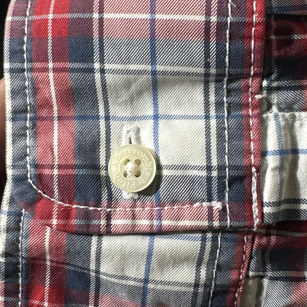 Abercrombie &amp; Fitch ‘Muscle’ Fit Plaid Shirt (XS|S)