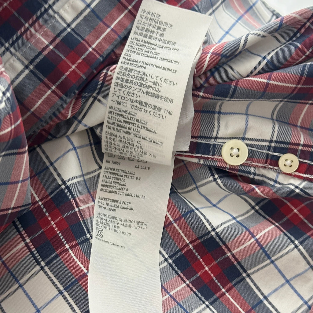 Abercrombie &amp; Fitch ‘Muscle’ Fit Plaid Shirt (XS|S)