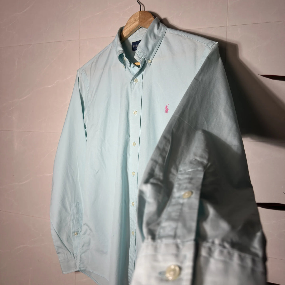 RALPH LAUREN MINT GREEN ‘CUSTOM FIT’ SHIRT (XS|S|M)