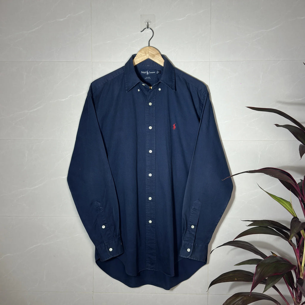 RALPH LAUREN ‘BLAIRE’ NAVY SHIRT (L|XL)