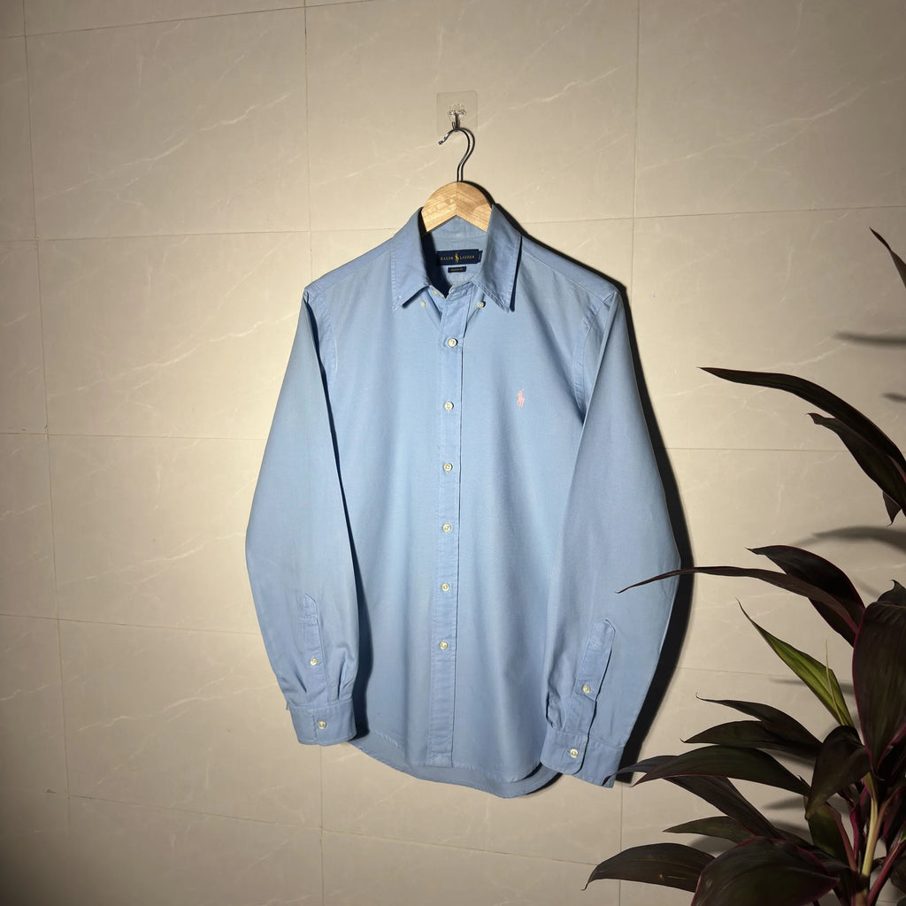 RALPH LAUREN LIGHT BLUE ‘CLASSIC FIT’ SHIRT (M|L)