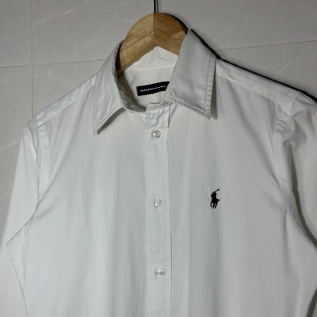 RALPH LAUREN SPORT WHITE LONG-SLEEVE SHIRT(