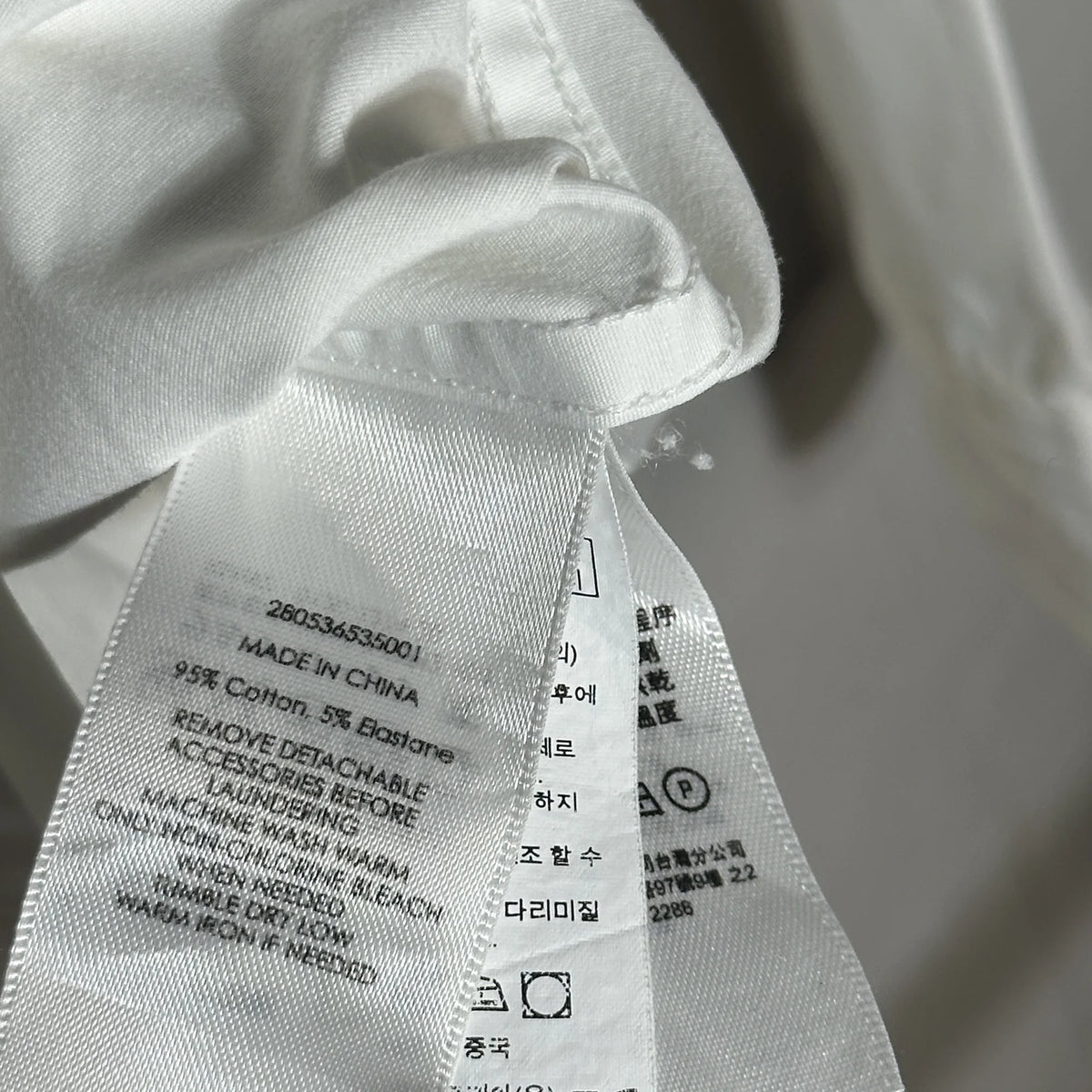 RALPH LAUREN SPORT WHITE LONG-SLEEVE SHIRT(